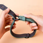 Iron Paw™ Signature series: Padded Leather ID Collar With Integrated Nameplate