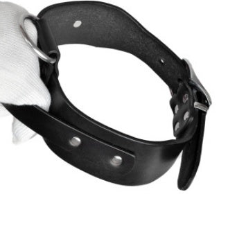 Iron Paw™ Iron Hide: Tactical Grade Full Grain Leather Collar