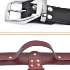 Iron Paw™ Iron Hide: Tactical Grade Full Grain Leather Collar