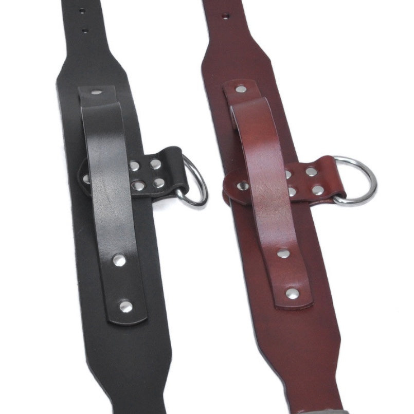 Iron Paw™ Iron Hide: Tactical Grade Full Grain Leather Collar