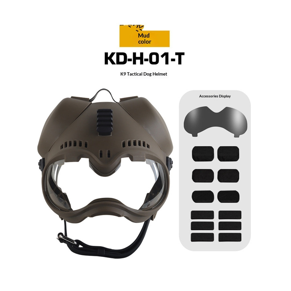 IronPaw™ K9 Tactical Goggle & Ear Guard Set