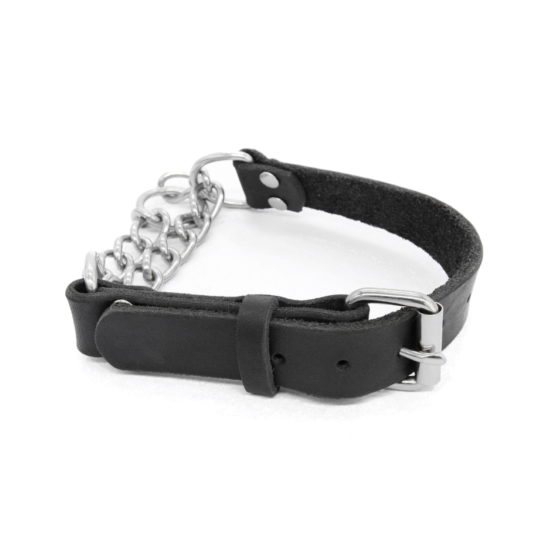 Iron Paw™ Zenith Series: Padded Full-Grain Leather Collar