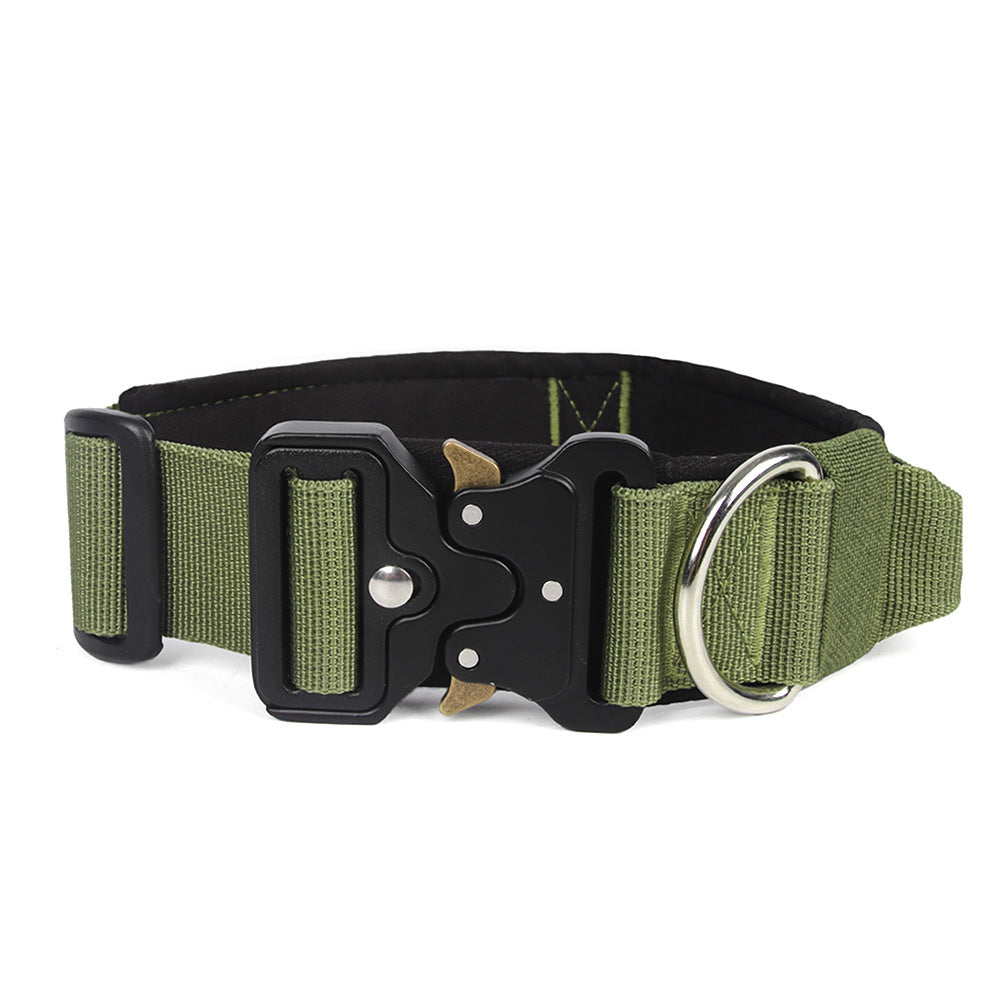 Iron Paw™ Sentinel Tactical Collar – Ultra-Durable K9 Nylon with Cobra-Link Buckle