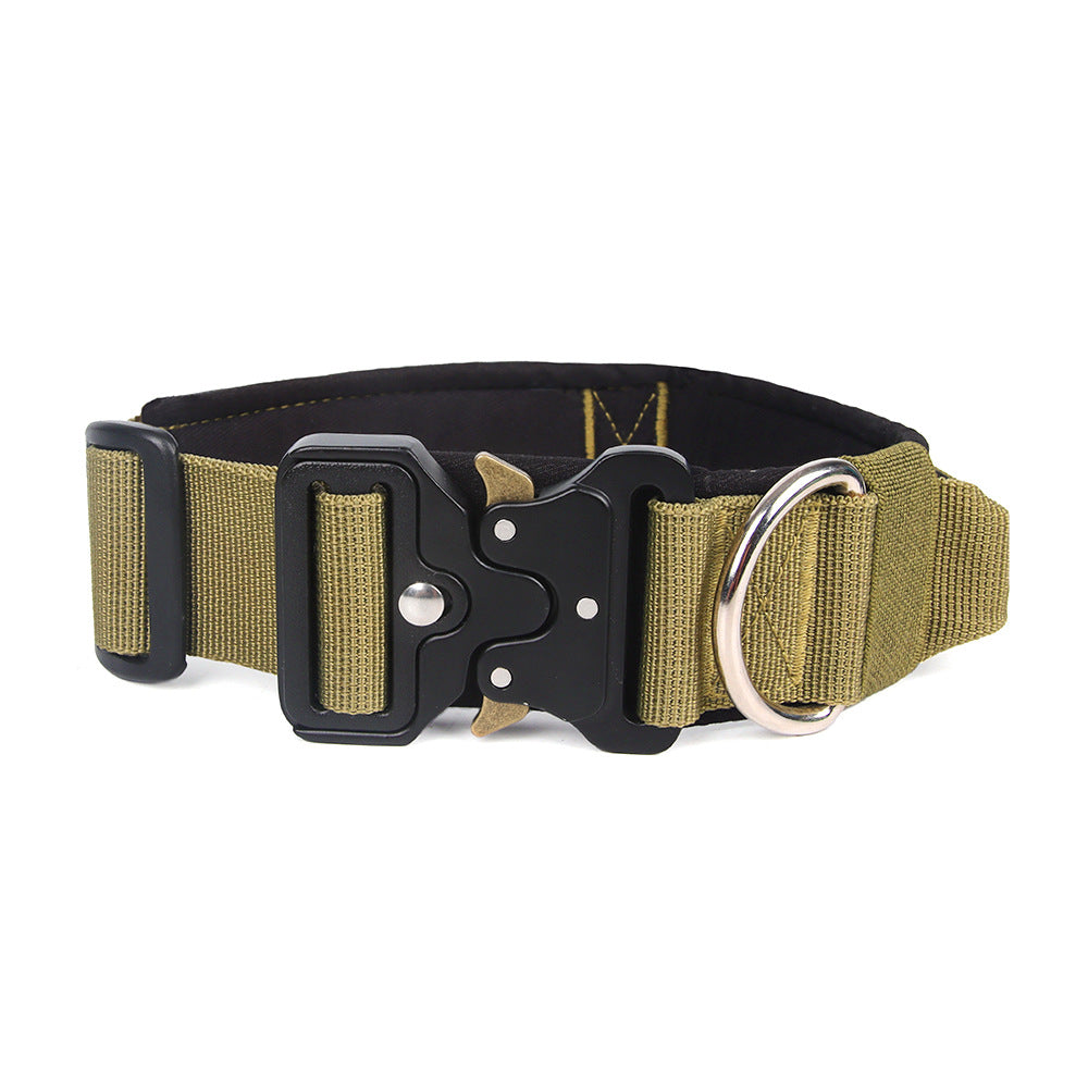 Iron Paw™ Sentinel Tactical Collar – Ultra-Durable K9 Nylon with Cobra-Link Buckle