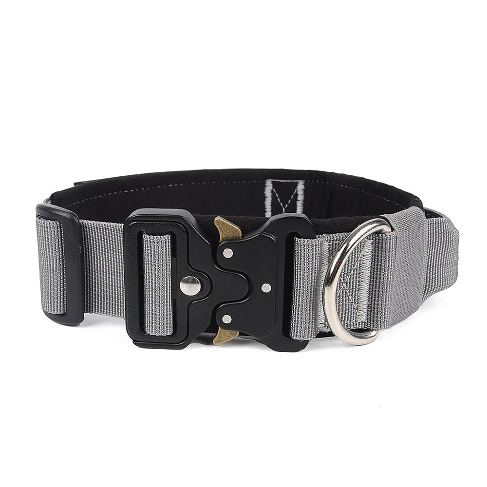 Iron Paw™ Sentinel Tactical Collar – Ultra-Durable K9 Nylon with Cobra-Link Buckle